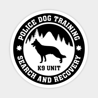 K9 Police Dog Training Magnet